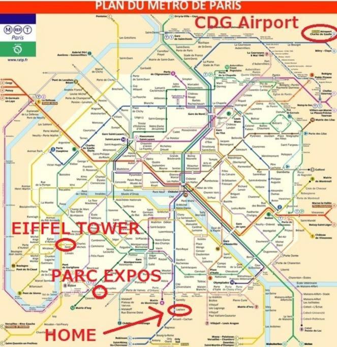 ארקואיל C - Maison 10 Min Paris Expo - 5 Rooms/5 Beds מראה חיצוני תמונה